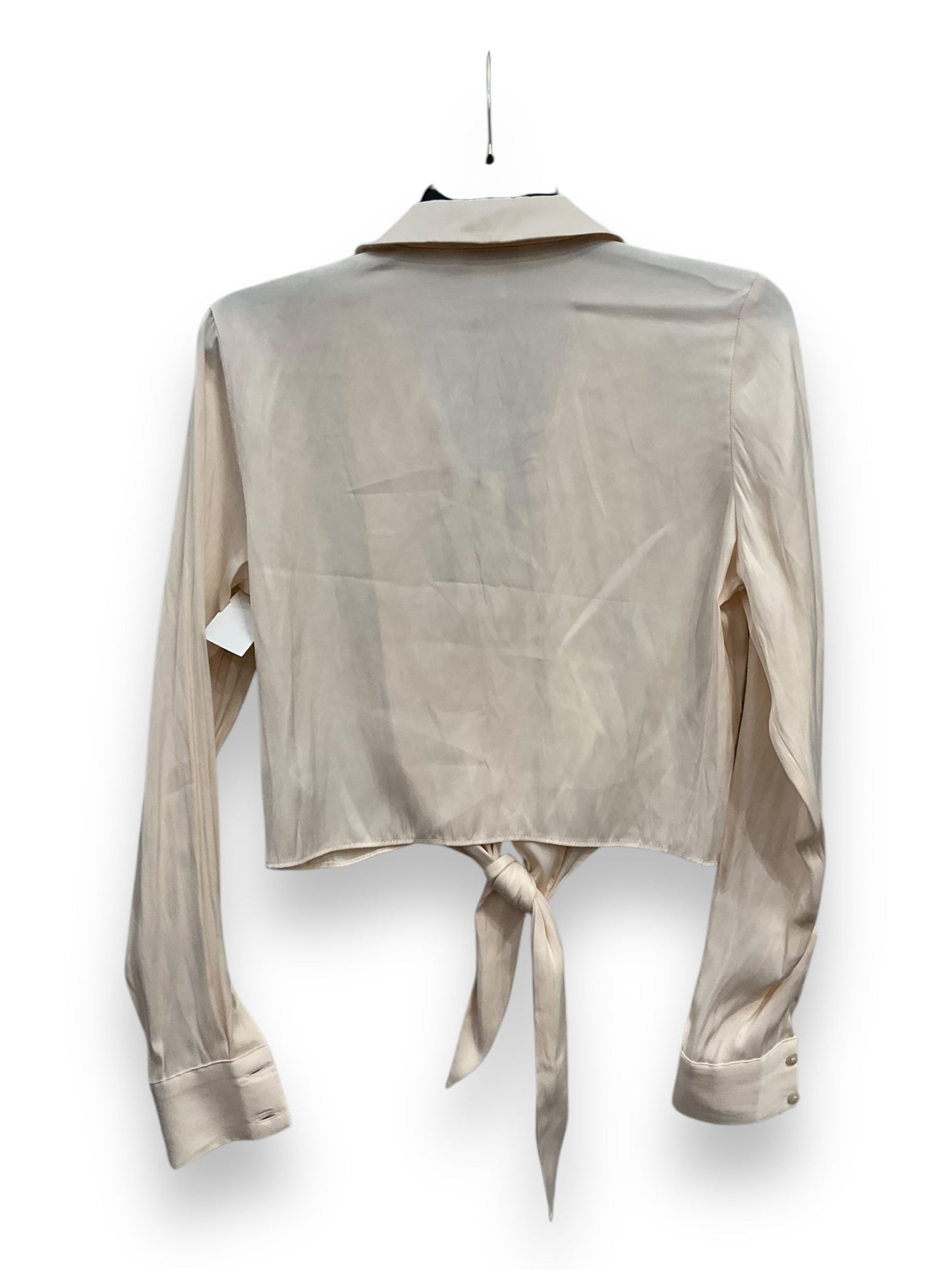 Blouse Long Sleeve By Rachel Zoe In Cream, Size: Xs