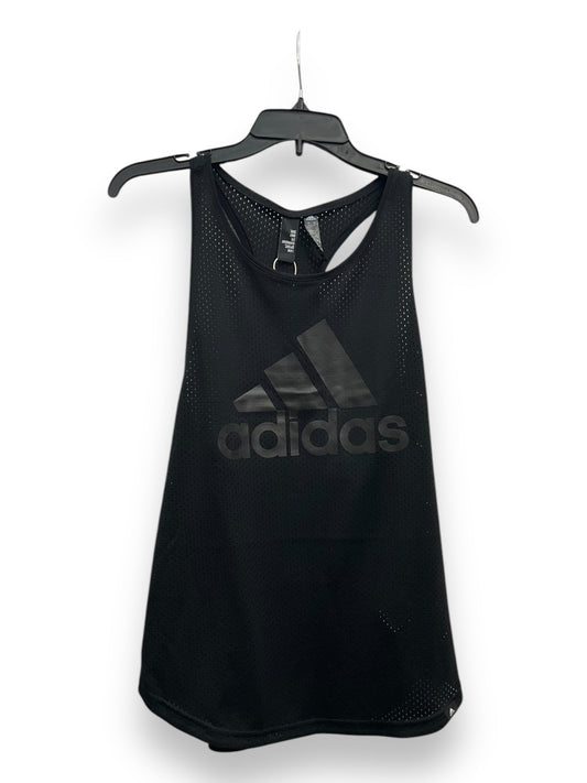 Athletic Tank Top By Adidas In Black, Size: M