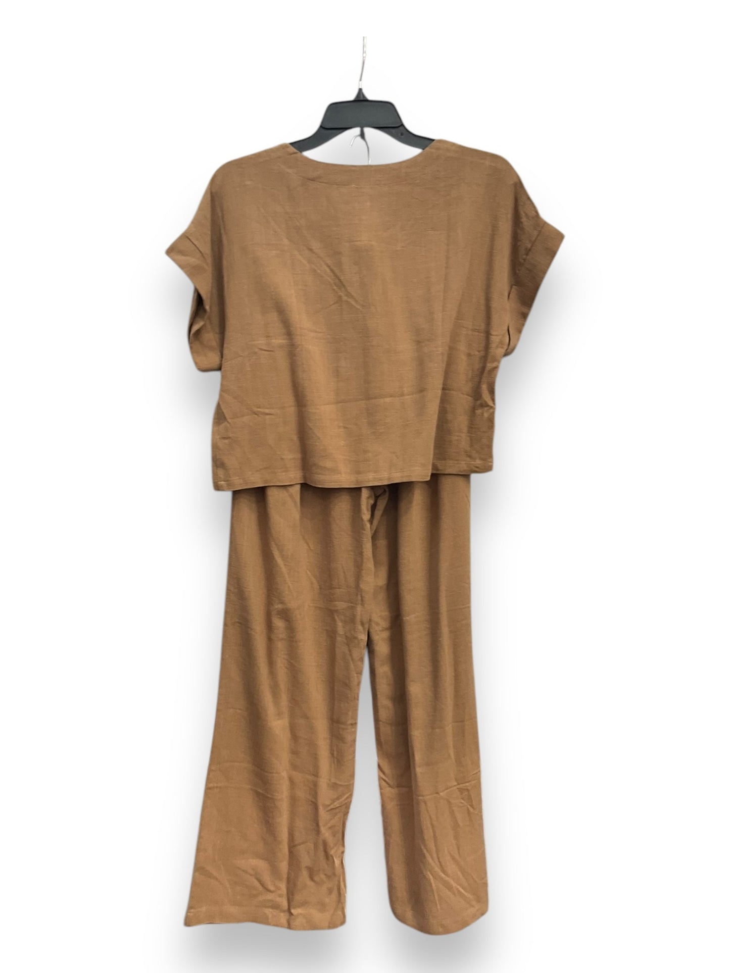 Pants Set 2pc By Blu Pepper In Brown, Size: S