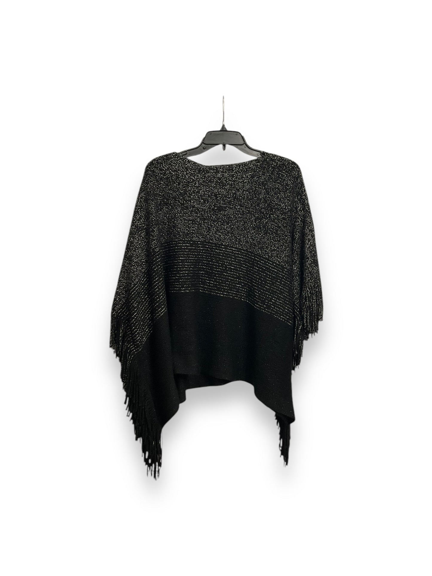 Poncho By Notations In Black, Size: Osfm