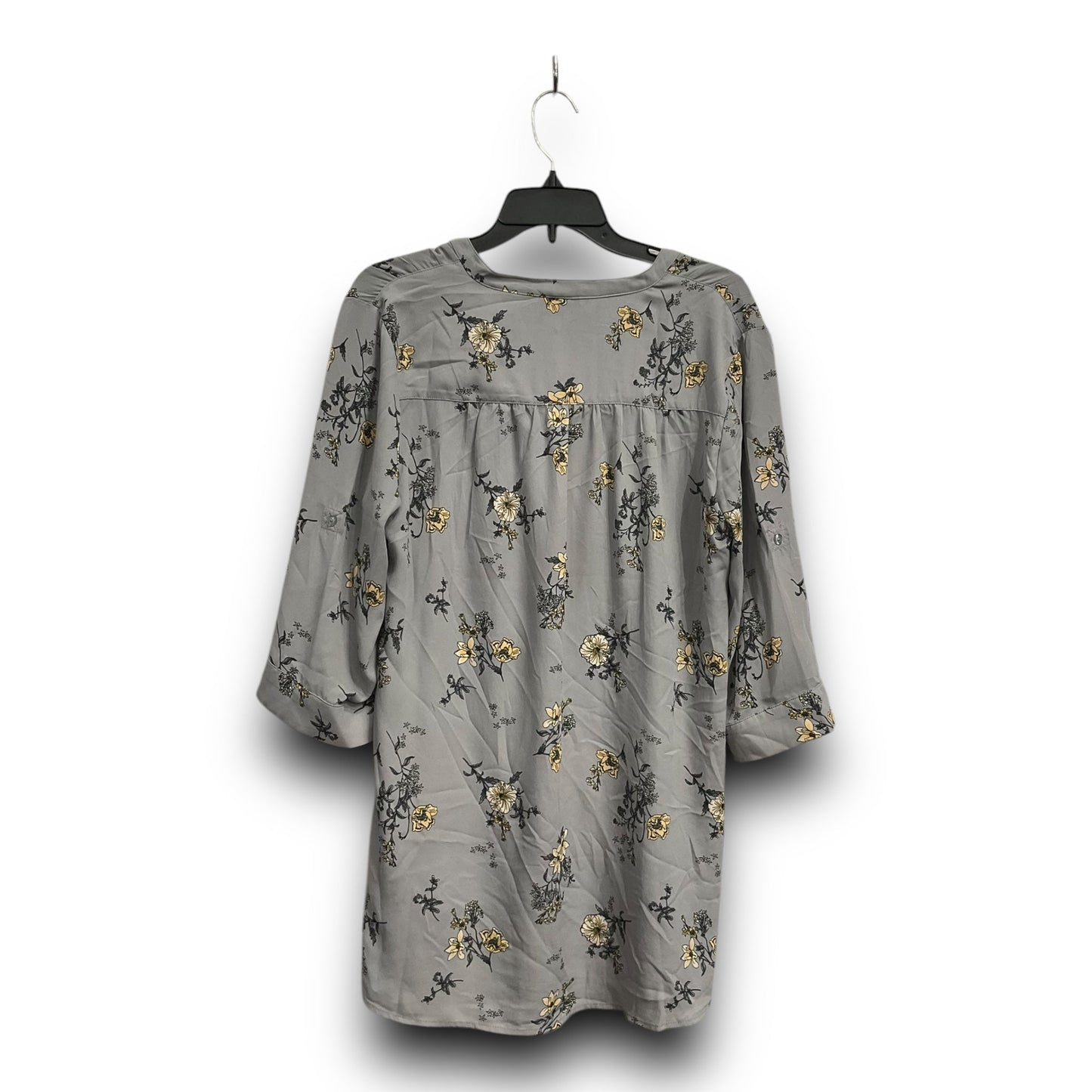 Blouse 3/4 Sleeve By Torrid In Floral Print, Size: M