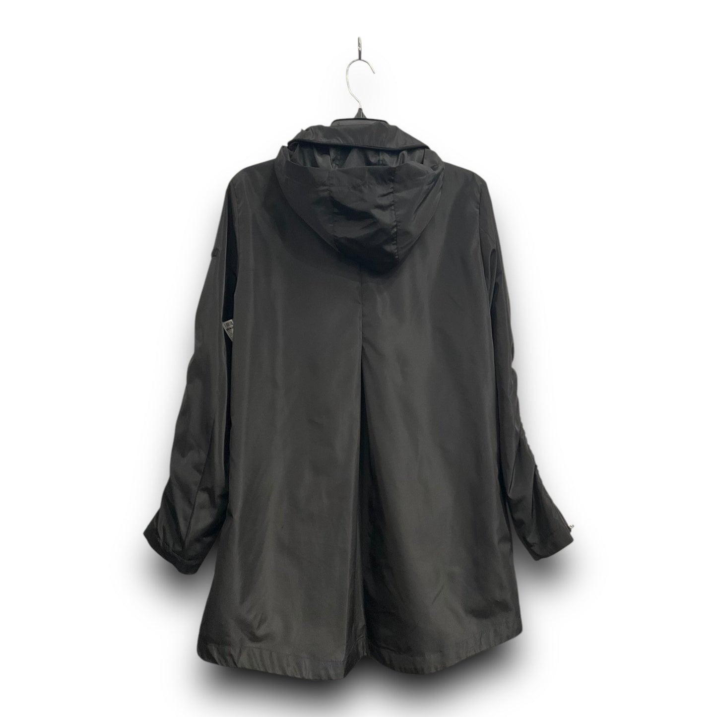 Jacket Windbreaker By Via Spiga In Black, Size: M