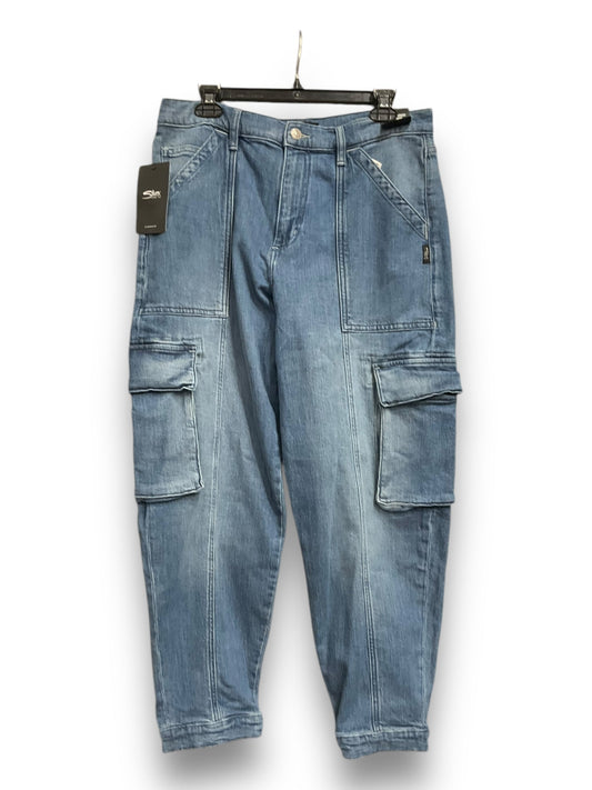 Jeans Straight By Silver In Blue Denim, Size: 14