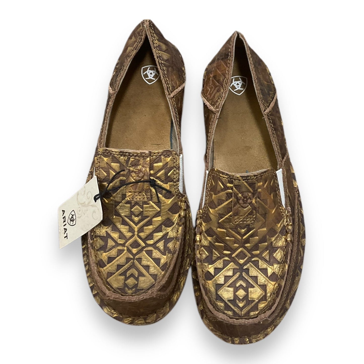 Shoes Flats By Ariat In Brown, Size: 7.5