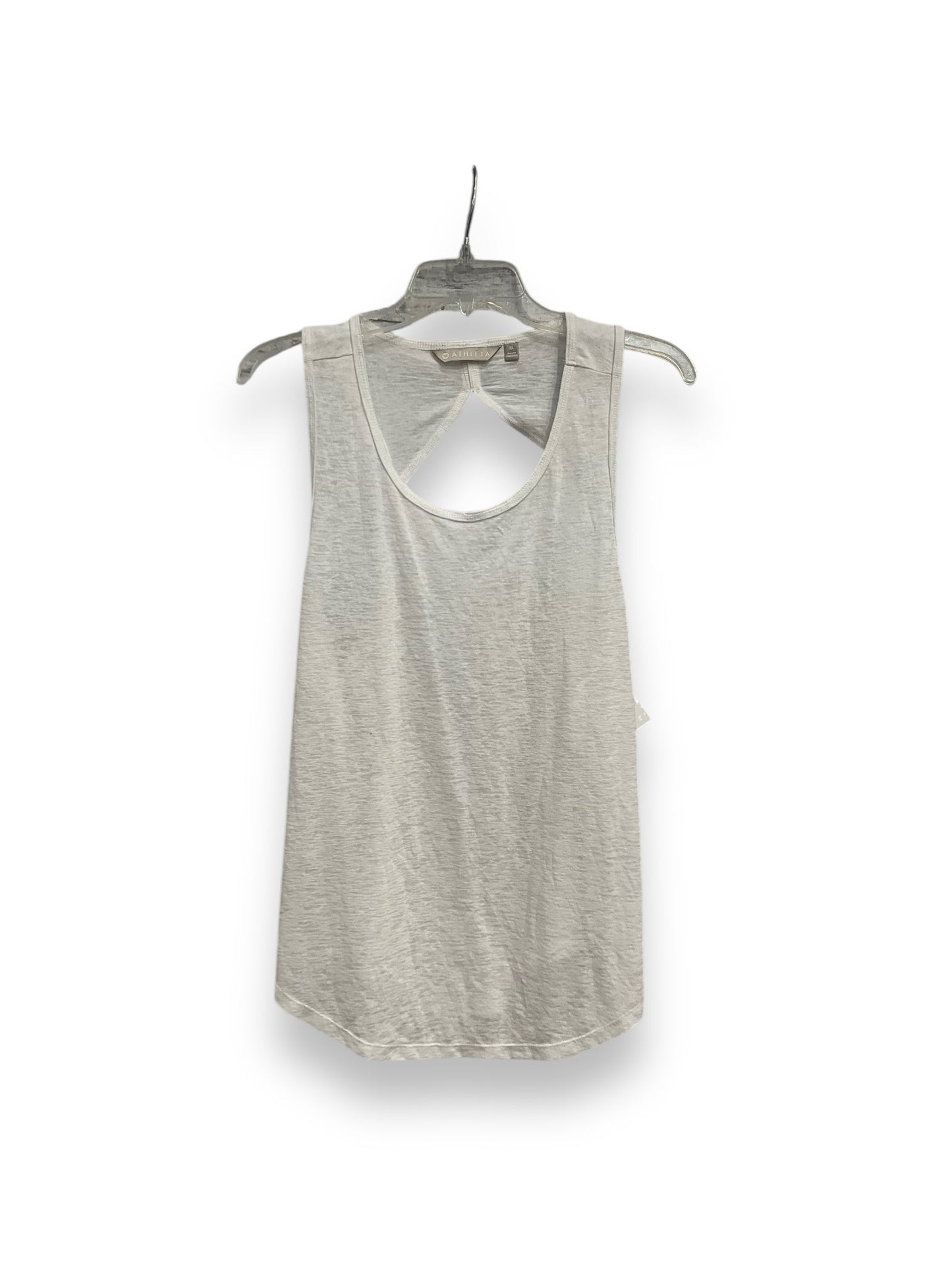 Athletic Tank Top By Athleta In White, Size: Xl