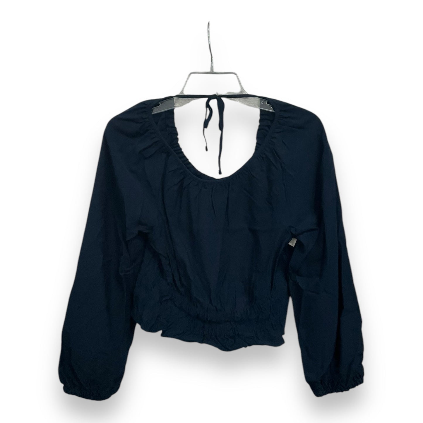 Top Long Sleeve By Madewell In Navy, Size: M