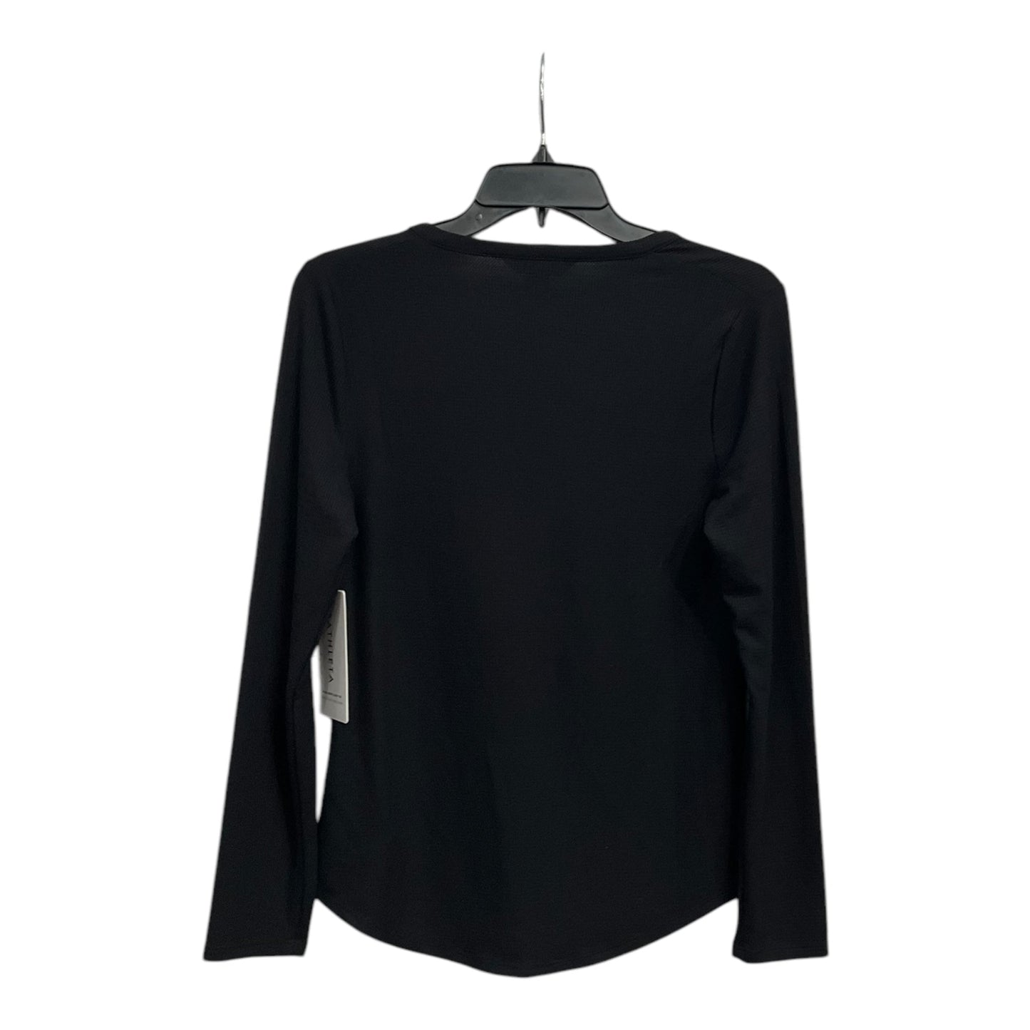 Top Long Sleeve By Athleta In Black, Size: S