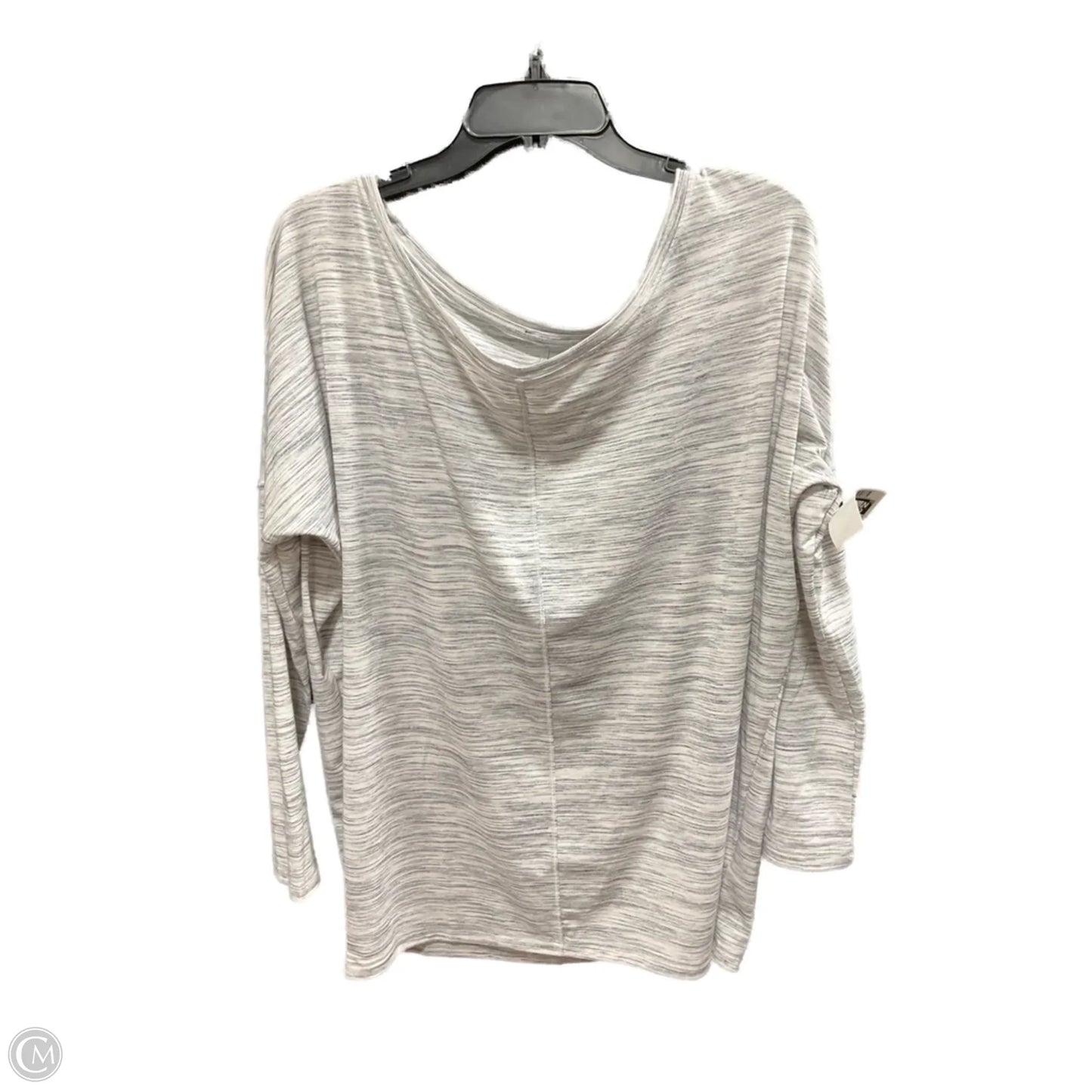 Top Long Sleeve By Athleta In Grey, Size: M
