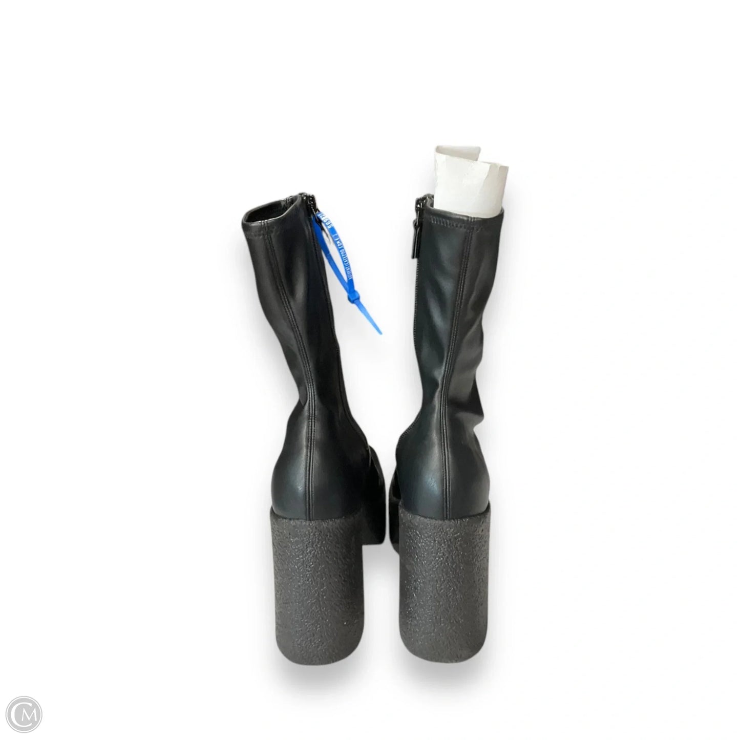 Boots Luxury Designer By Stella Mccartney In Black, Size: 9