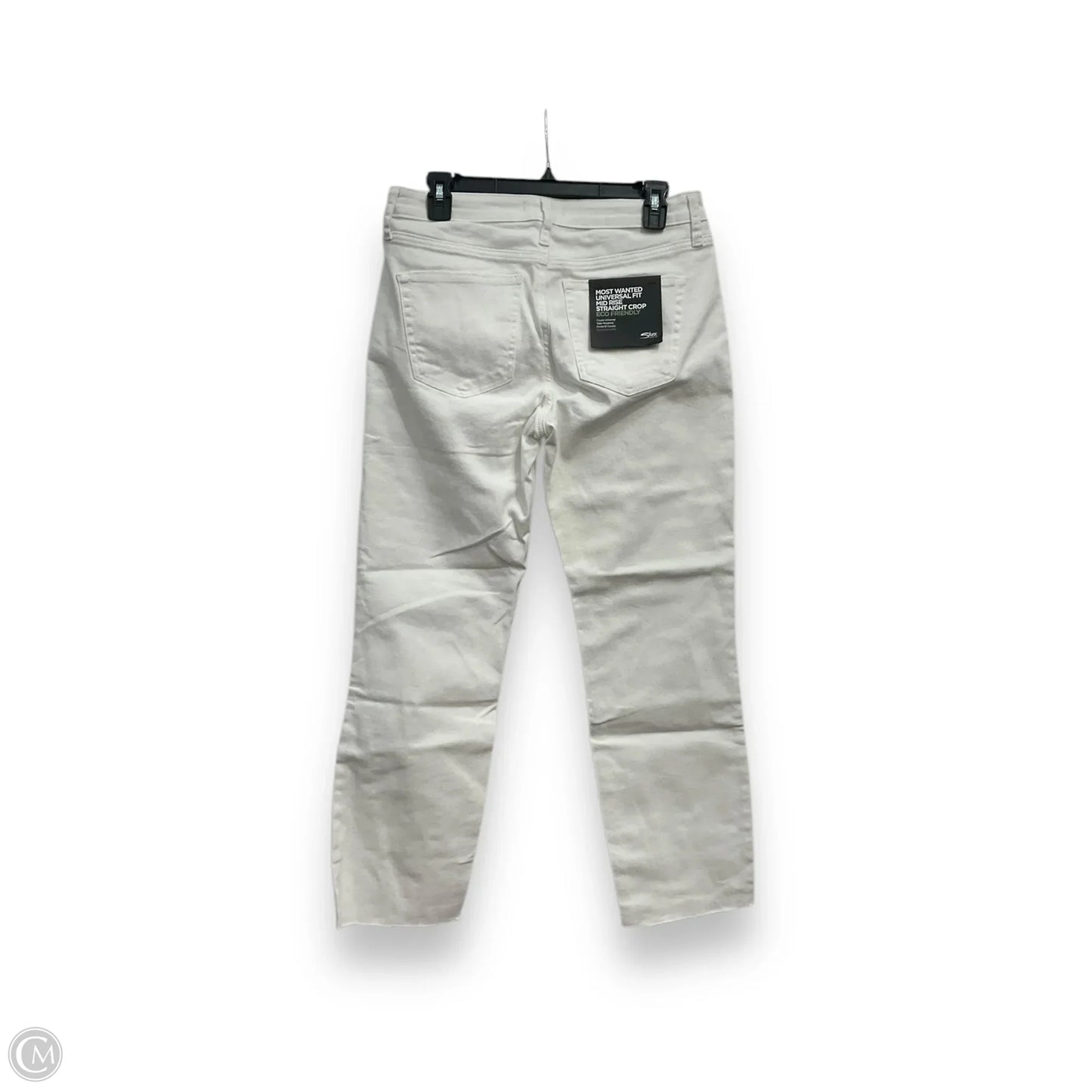 Jeans Straight By Silver In White, Size: 8