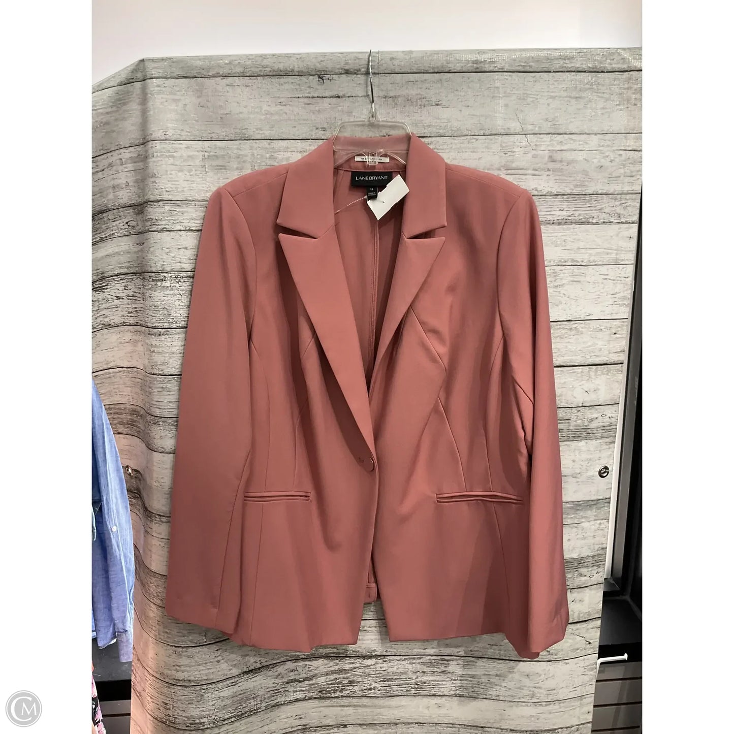 Blazer By Lane Bryant In Pink, Size: 1x