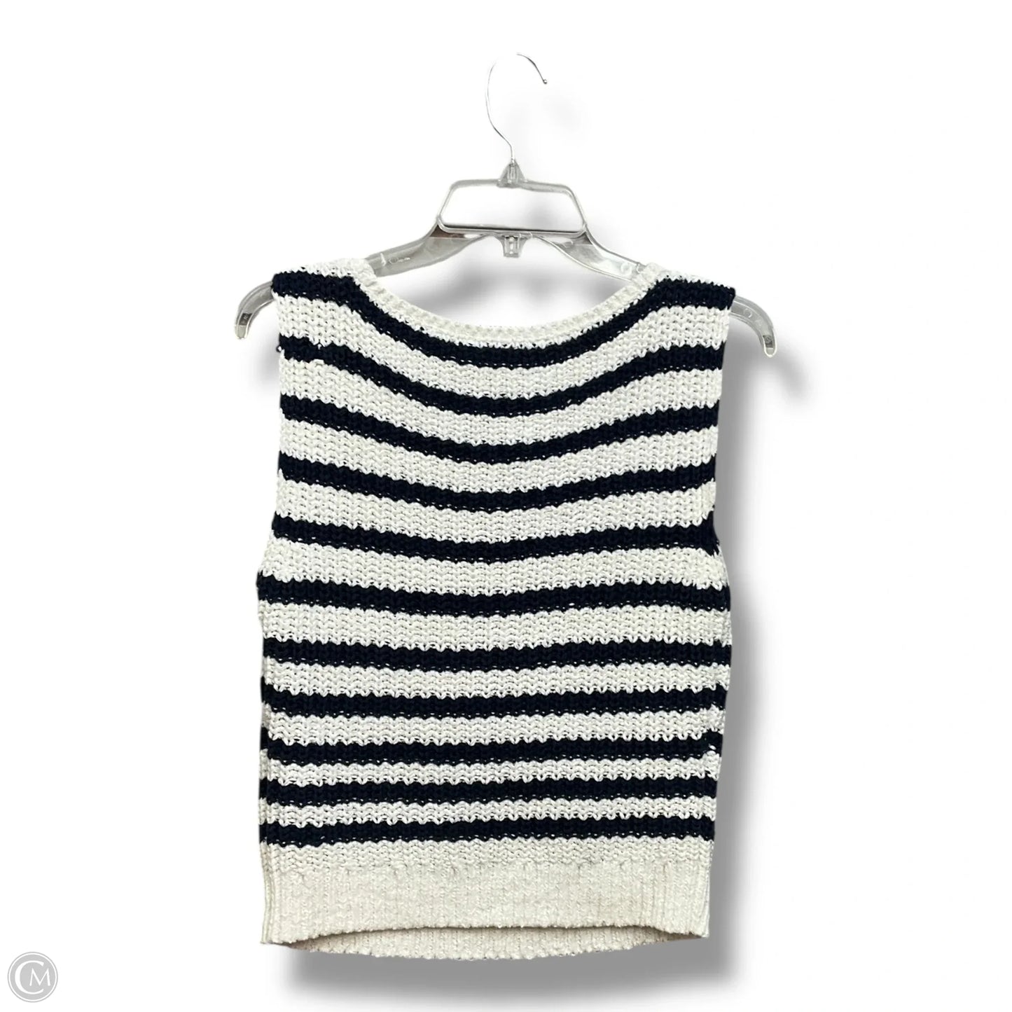 Vest Sweater By Abercrombie And Fitch In Striped Pattern, Size: Xs