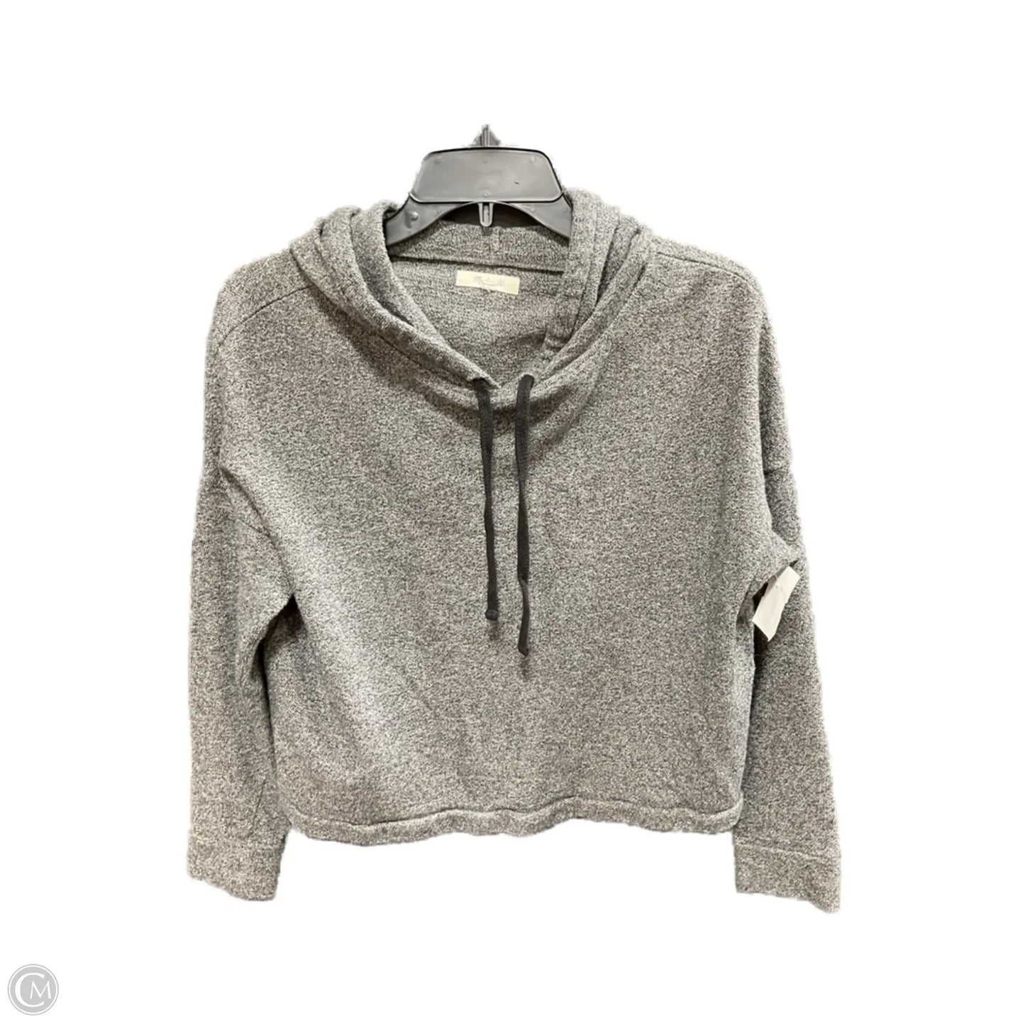 Sweatshirt Hoodie By Madewell In Grey, Size: Xs