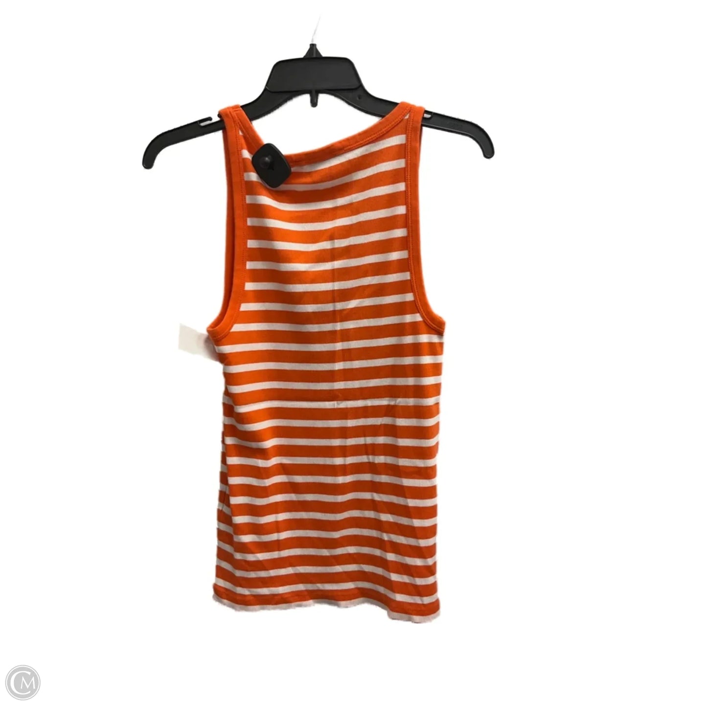 Tank Top By Ralph Lauren Blue Label In Orange & White, Size: L