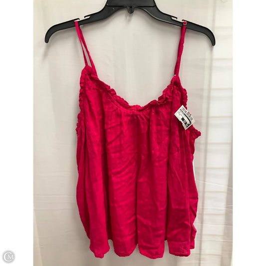 Top Sleeveless By Old Navy In Pink, Size: Xl