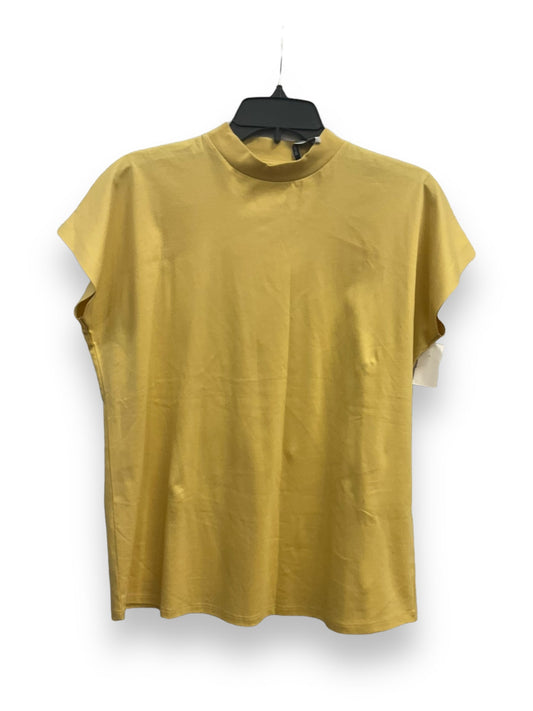 Yellow Top Short Sleeve adolfodominguez, Size S