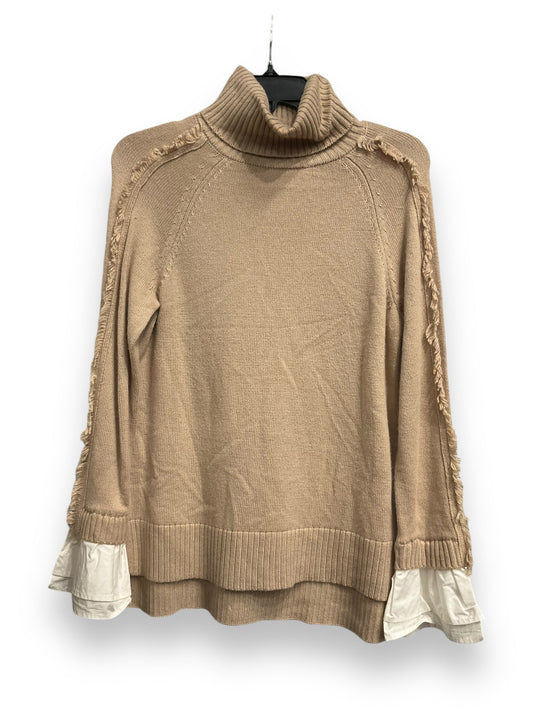 Top Long Sleeve By Design History In Cream, Size: S