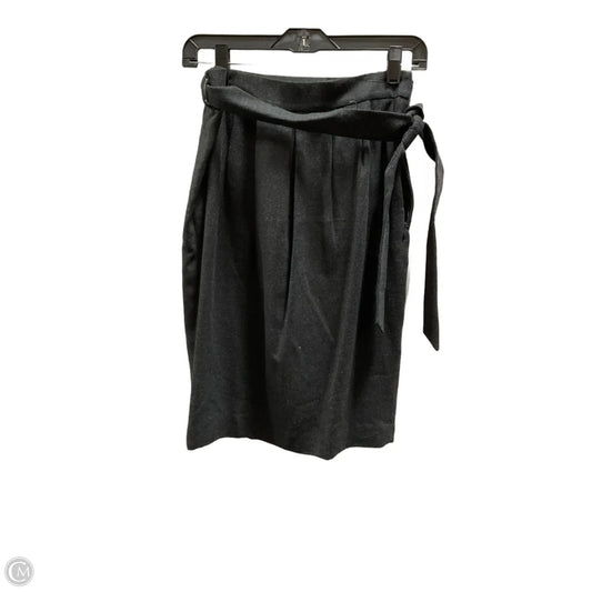 Skirt Midi By Ann Taylor In Grey, Size: Xs
