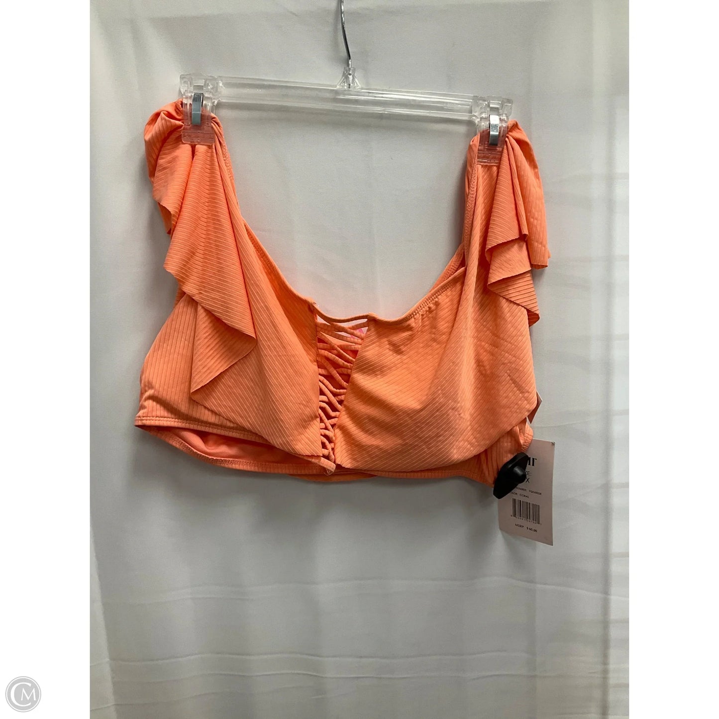 Swimsuit Top By Ymi In Peach, Size: 3x