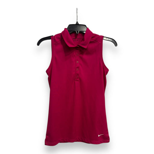 Athletic Tank Top By Nike Apparel In Pink, Size: Xs