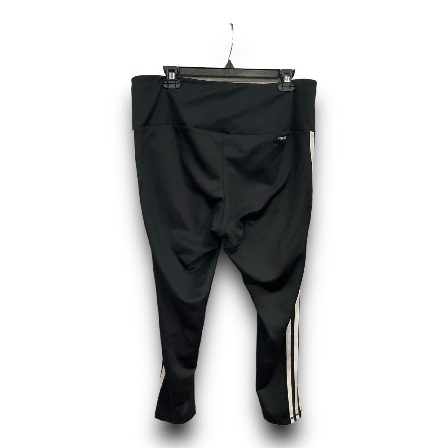 Black Athletic Leggings Adidas, Size 2x