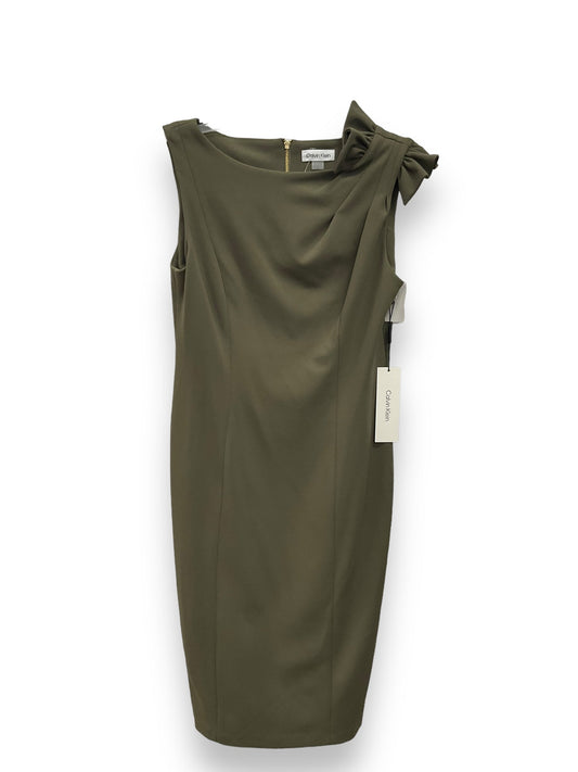 Green Dress Casual Short Calvin Klein, Size S