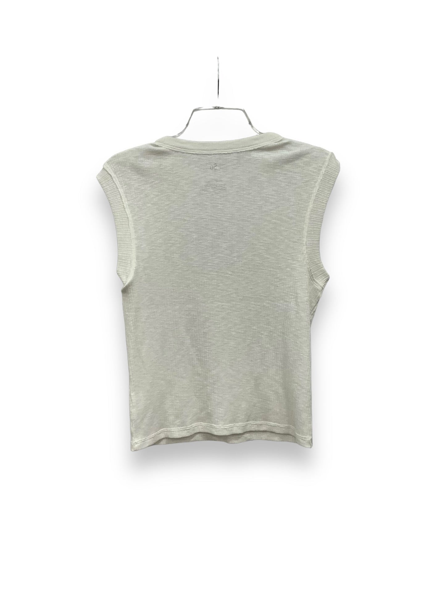 White Tank Top So, Size S