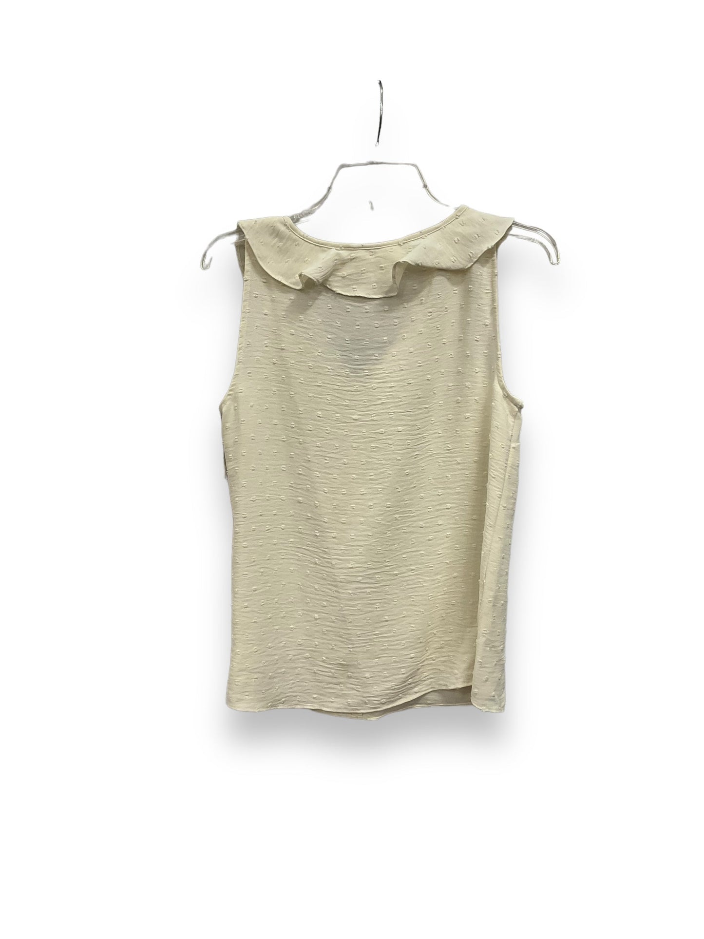 Cream Blouse Sleeveless Lc Lauren Conrad, Size S