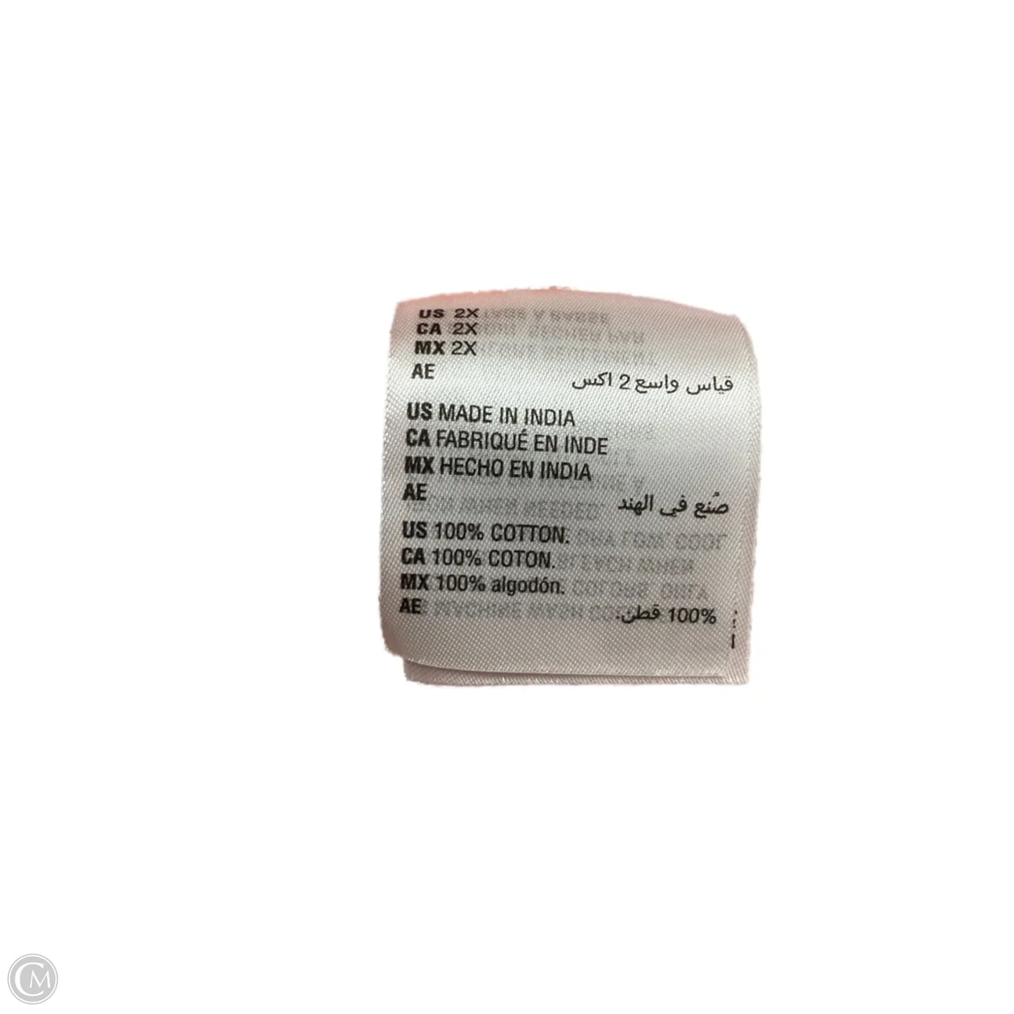 Top Sleeveless By Style And Company In Orange, Size: 2x