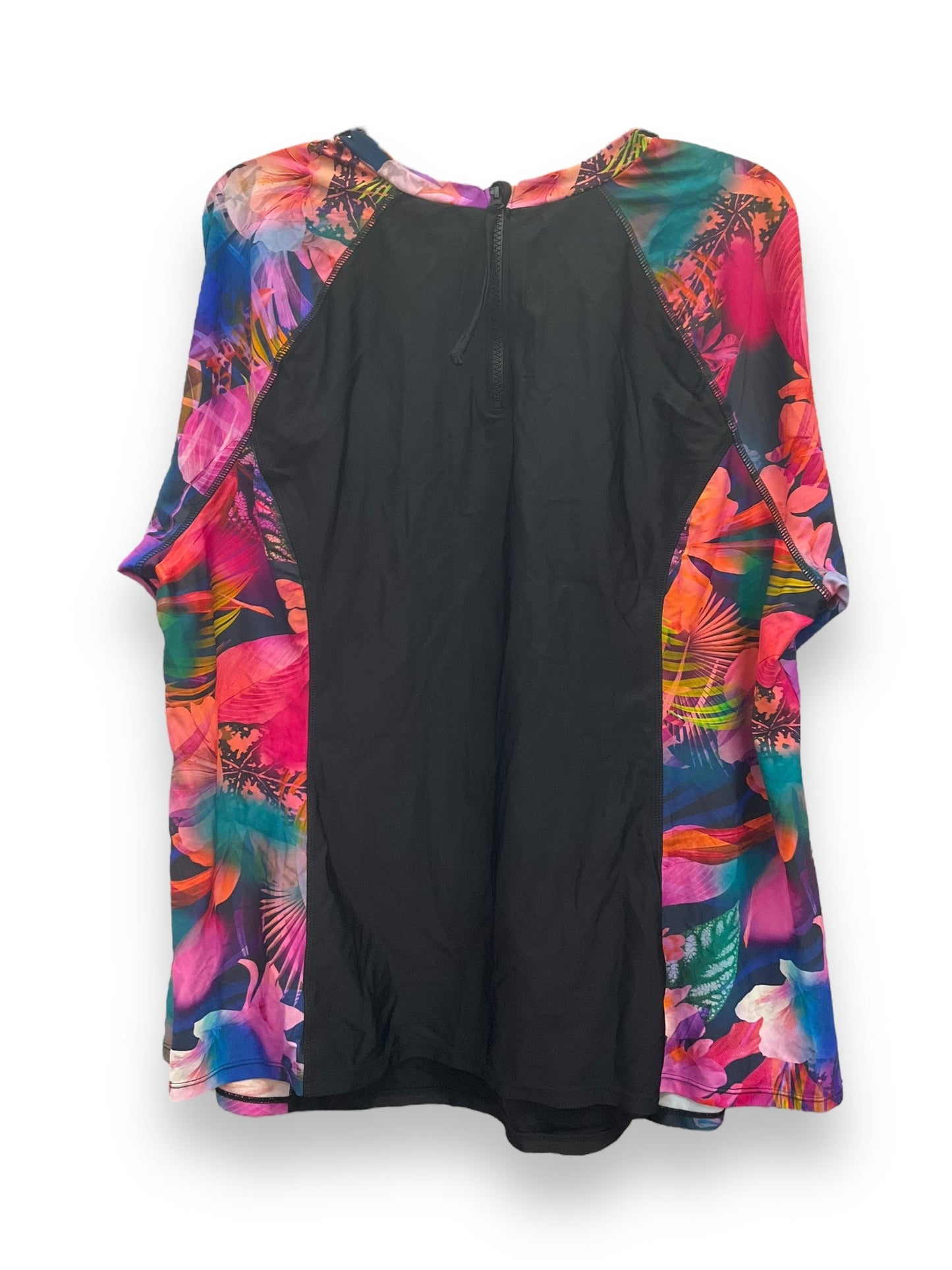Tropical Print Swimsuit Top Torrid, Size 4x