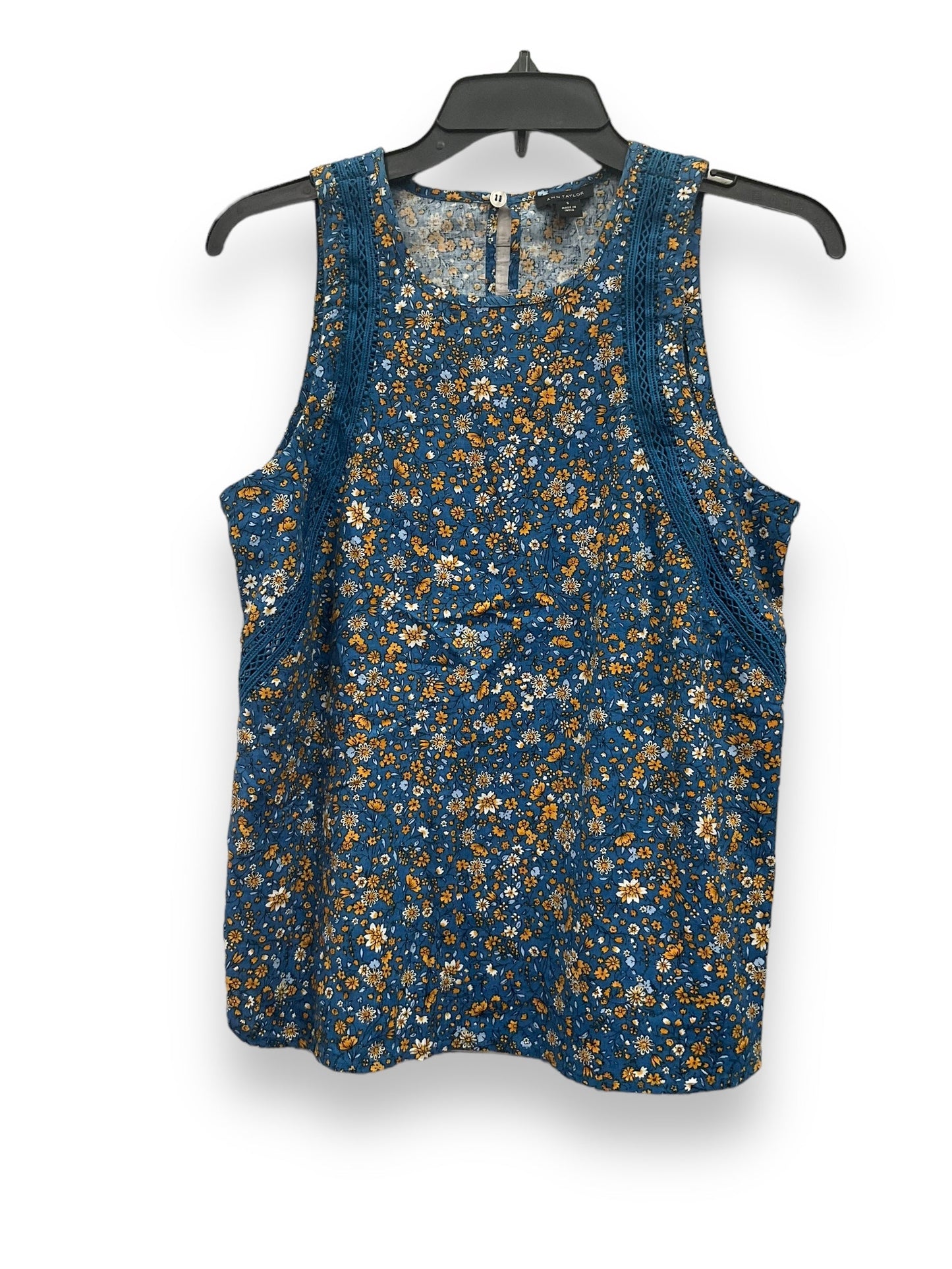 Floral Print Top Sleeveless Ann Taylor, Size S