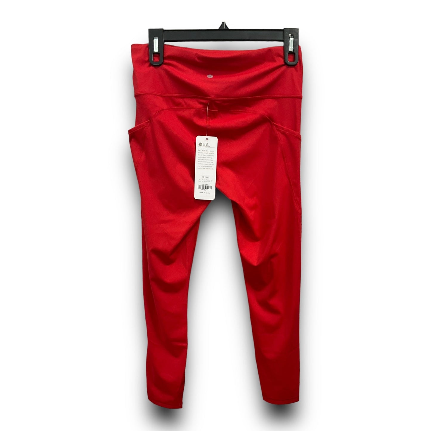 Red Athletic Leggings Cmc, Size M