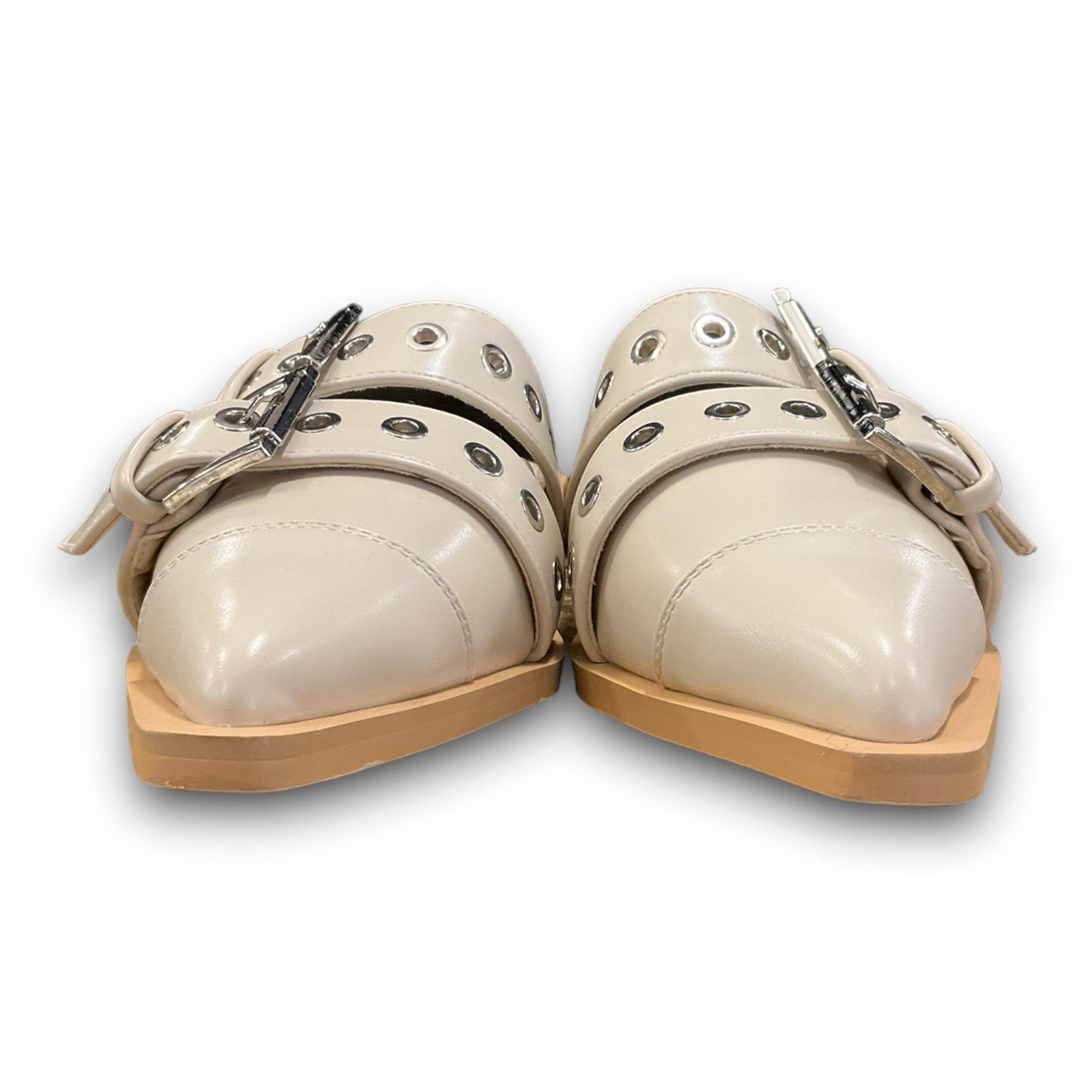 Cream Shoes Flats Clothes Mentor, Size 6.5