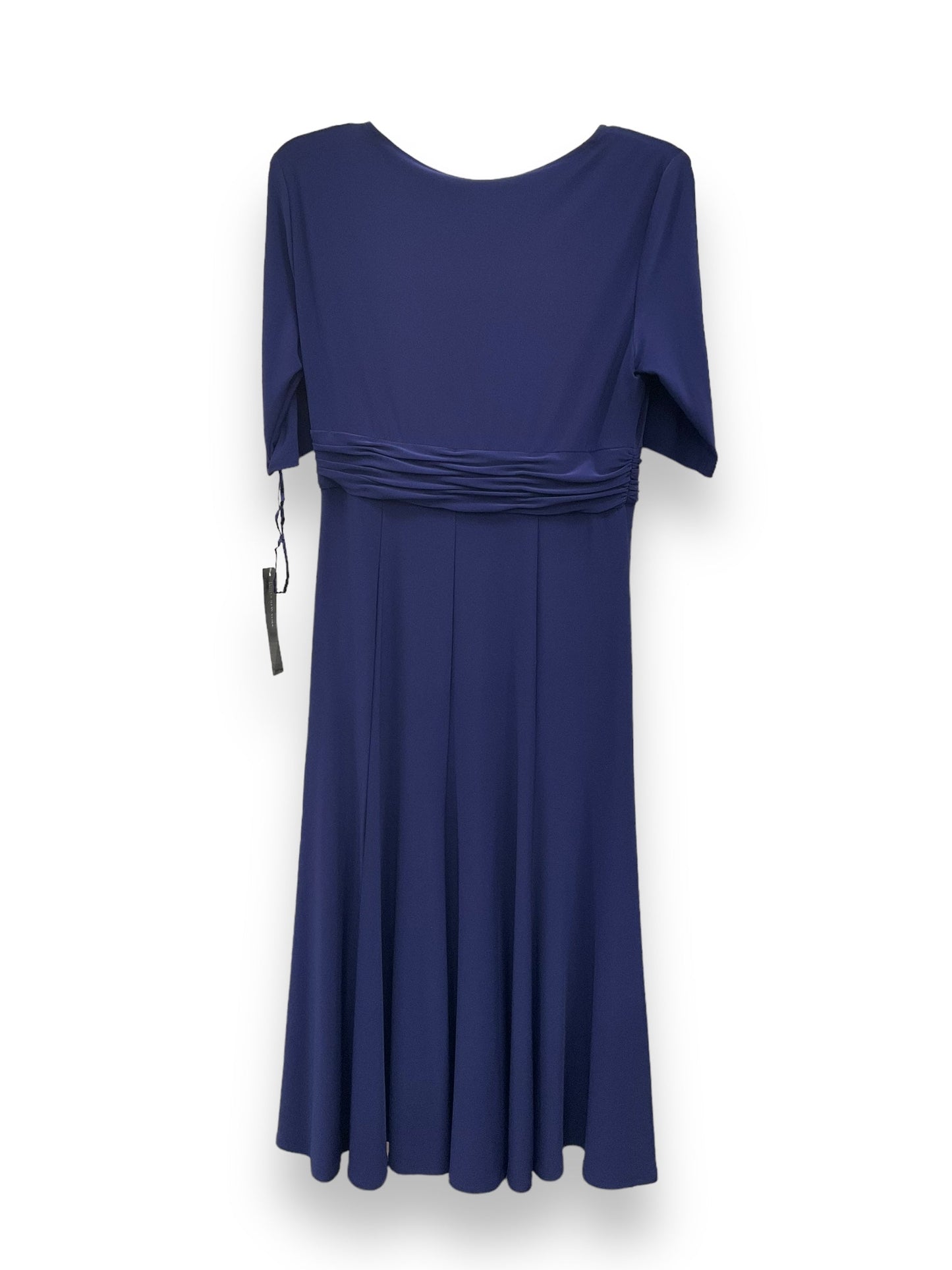 Blue Dress Casual Midi Jones New York, Size M