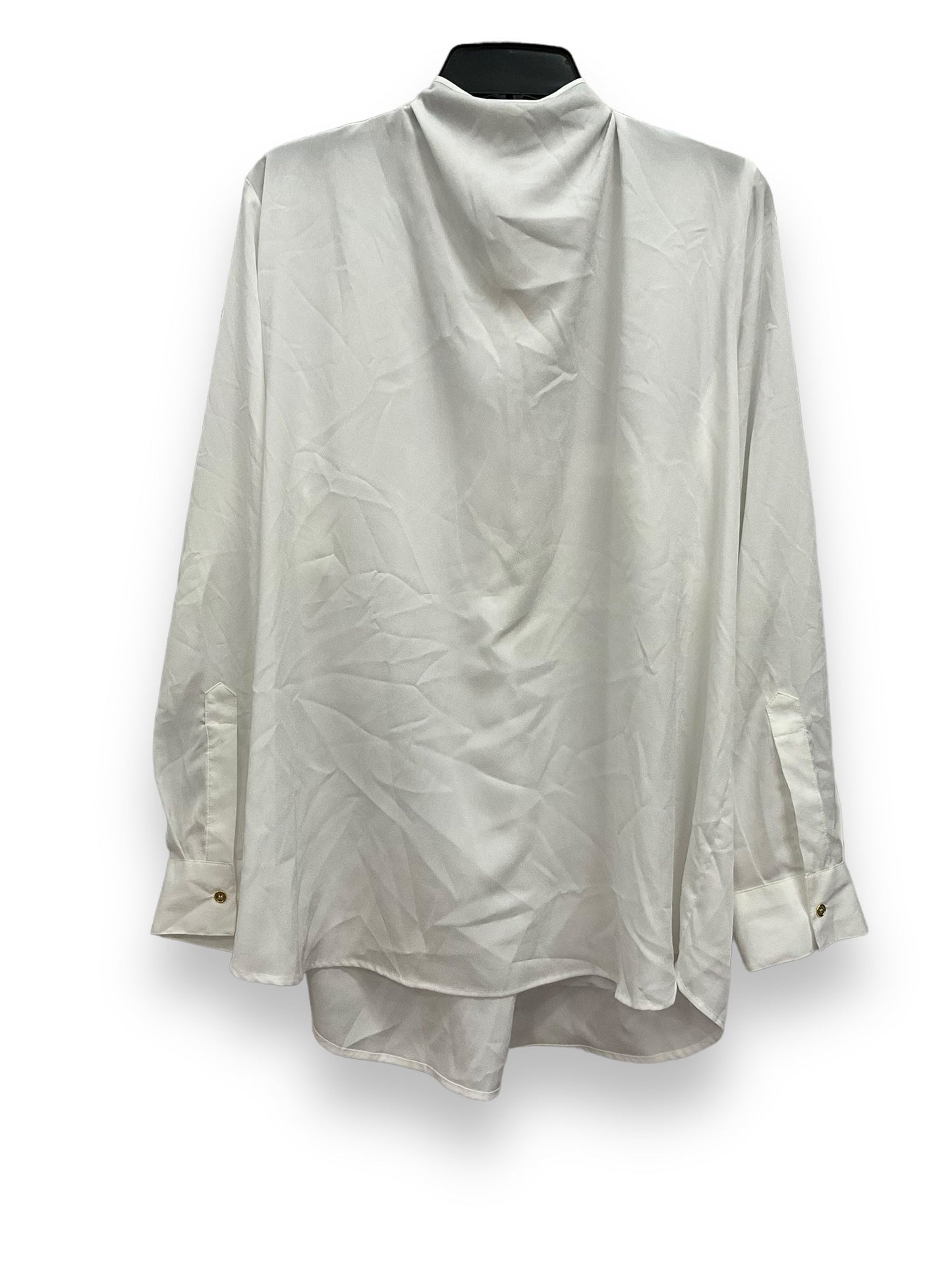 White Blouse Long Sleeve Calvin Klein, Size 2x
