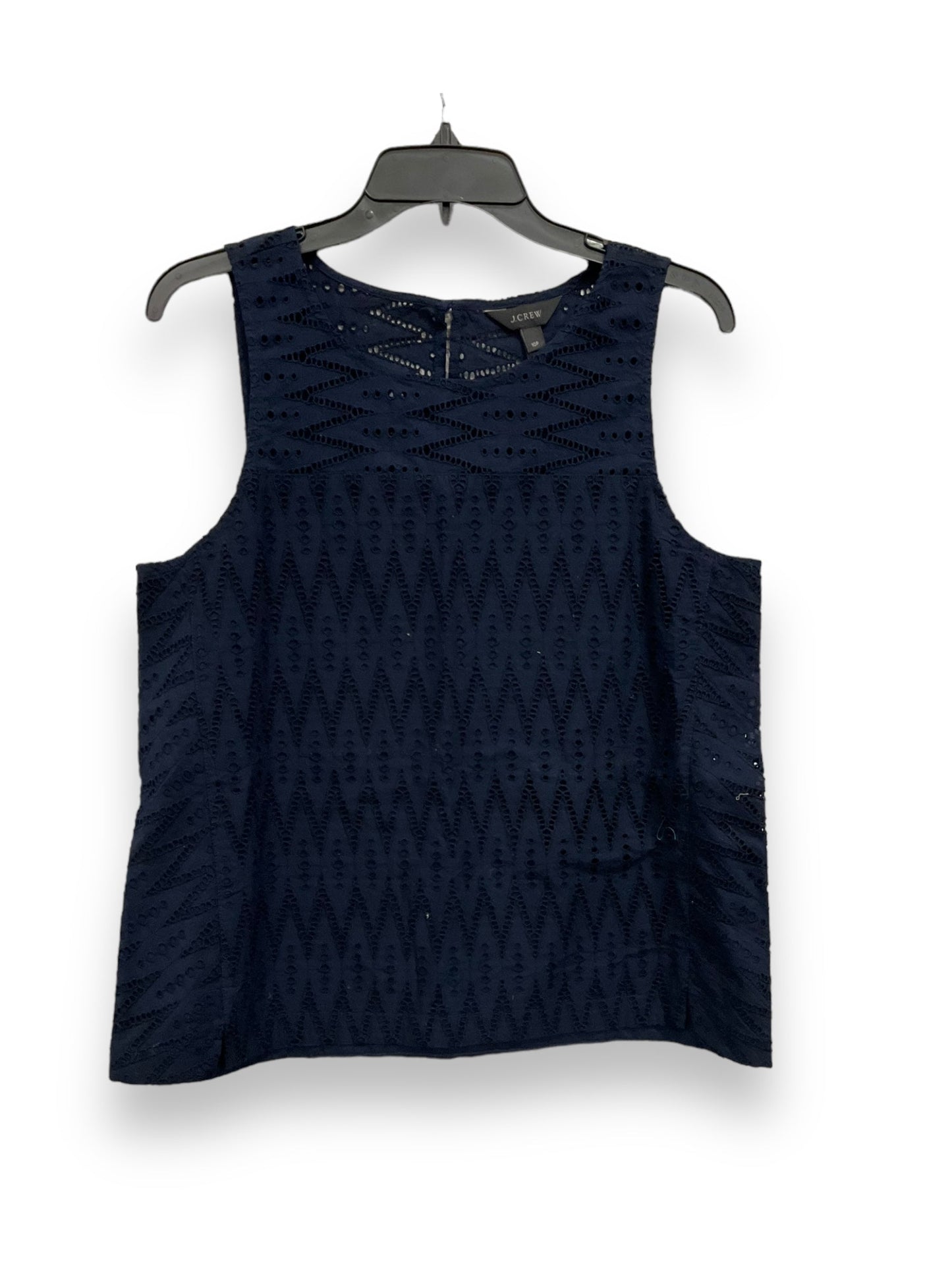 Navy Top Sleeveless J. Crew, Size M