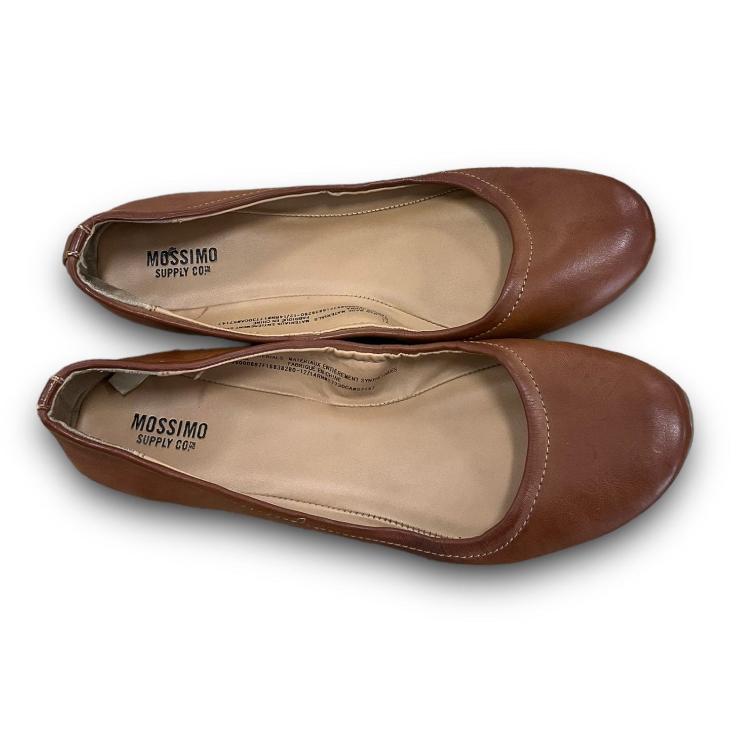 Brown Shoes Flats Mossimo, Size 7.5