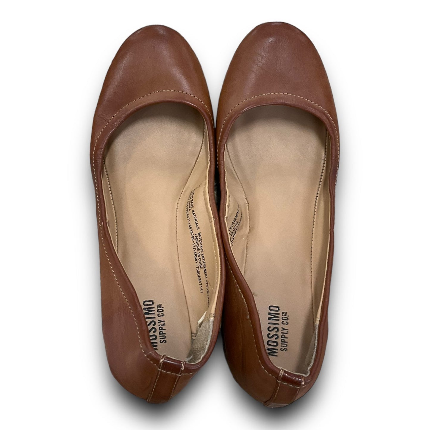 Brown Shoes Flats Mossimo, Size 7.5