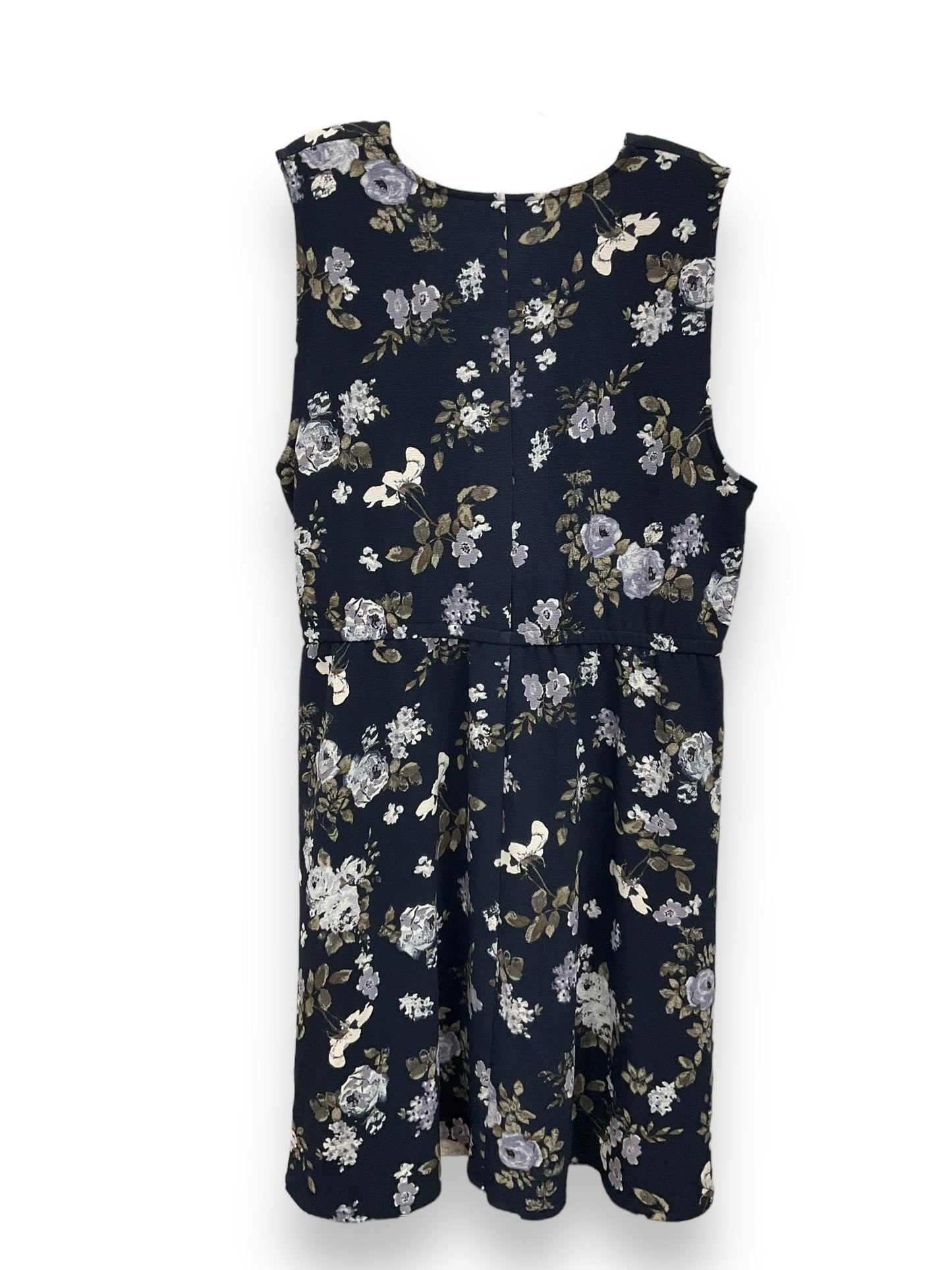 Floral Print Dress Casual Short Lane Bryant, Size 3x