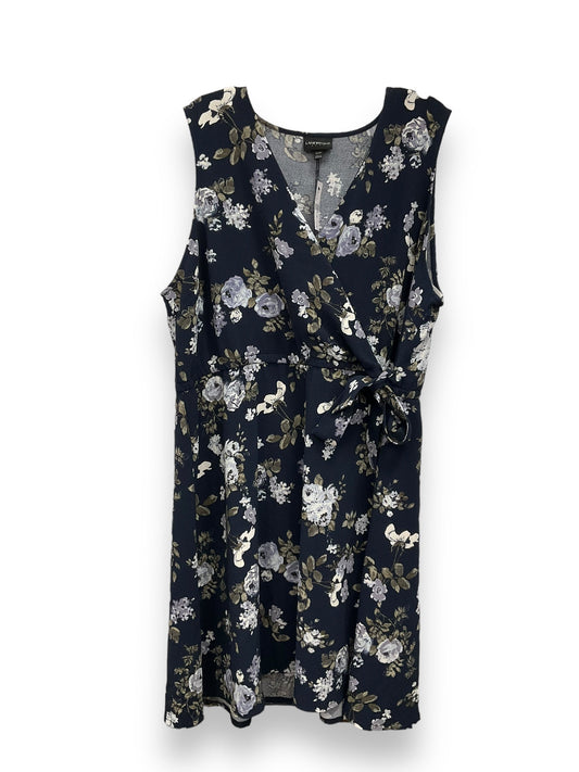 Floral Print Dress Casual Short Lane Bryant, Size 3x