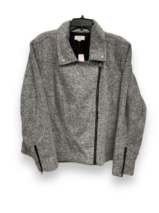 Grey Jacket Moto Loft, Size 2x