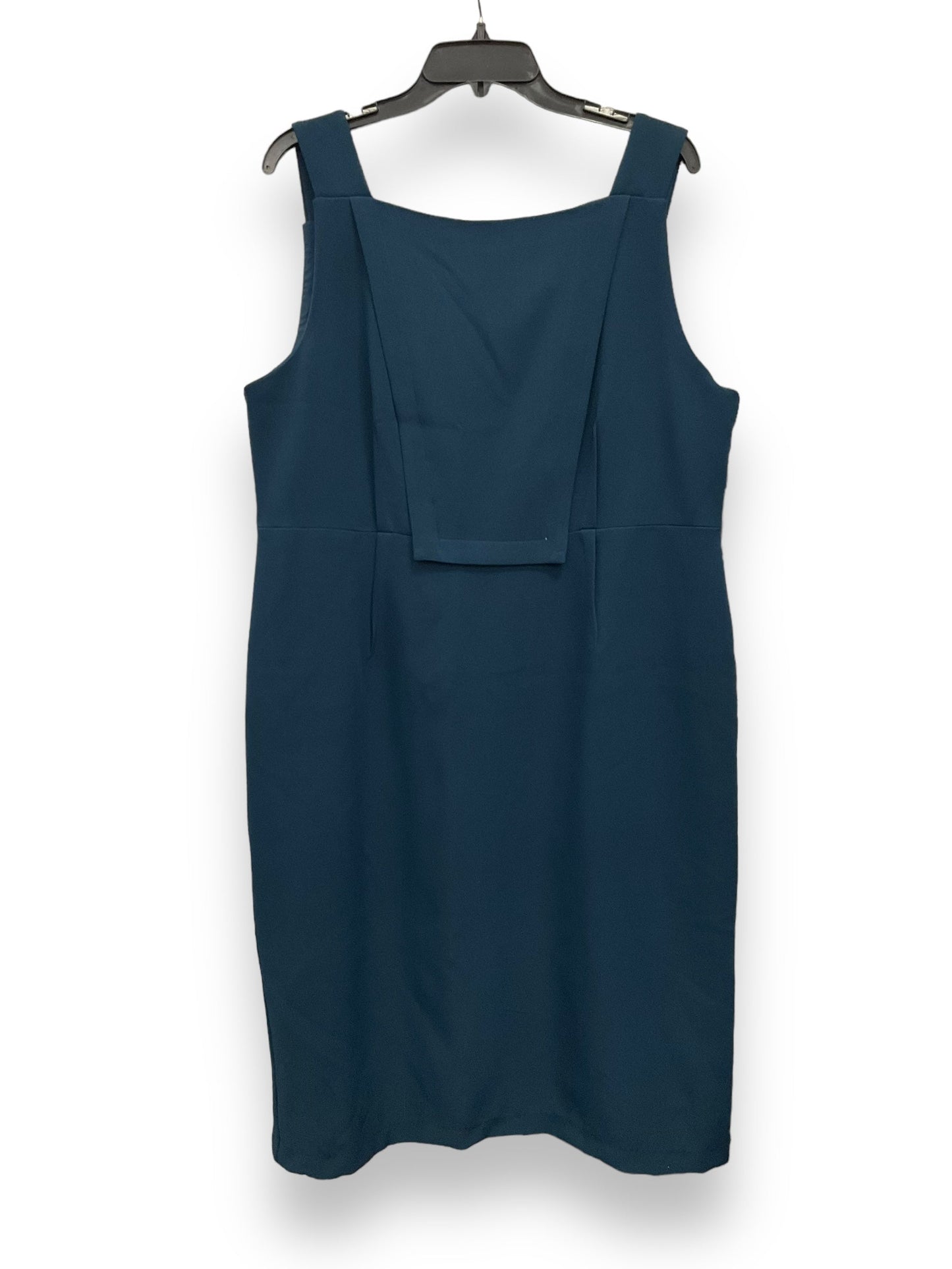 Blue Dress Casual Short Eva Mendes, Size 1x