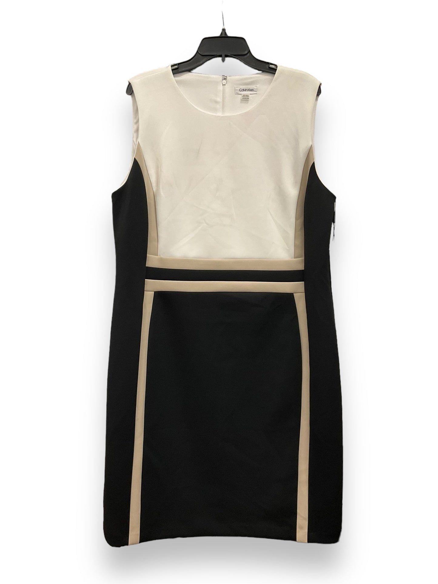 Multi-colored Dress Casual Short Calvin Klein, Size 2x