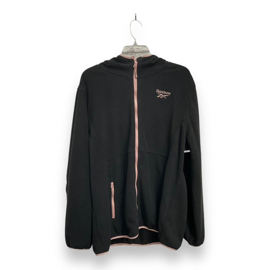 Athletic Sweatshirt Hoodie By Reebok In Black, Size: 3x