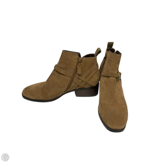 Boots Ankle Heels By Cole-haan In Brown, Size: 8.5