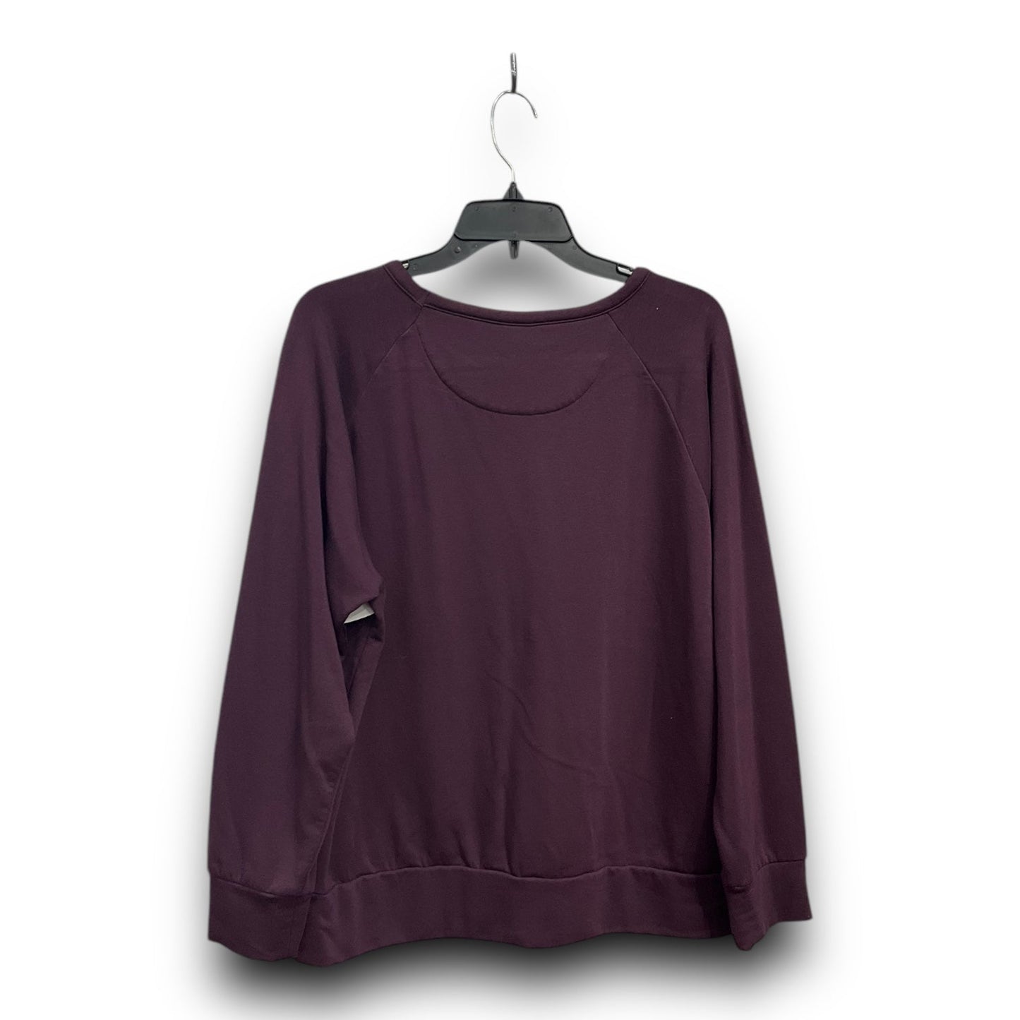 Top Long Sleeve By Eddie Bauer In Purple, Size: Xl