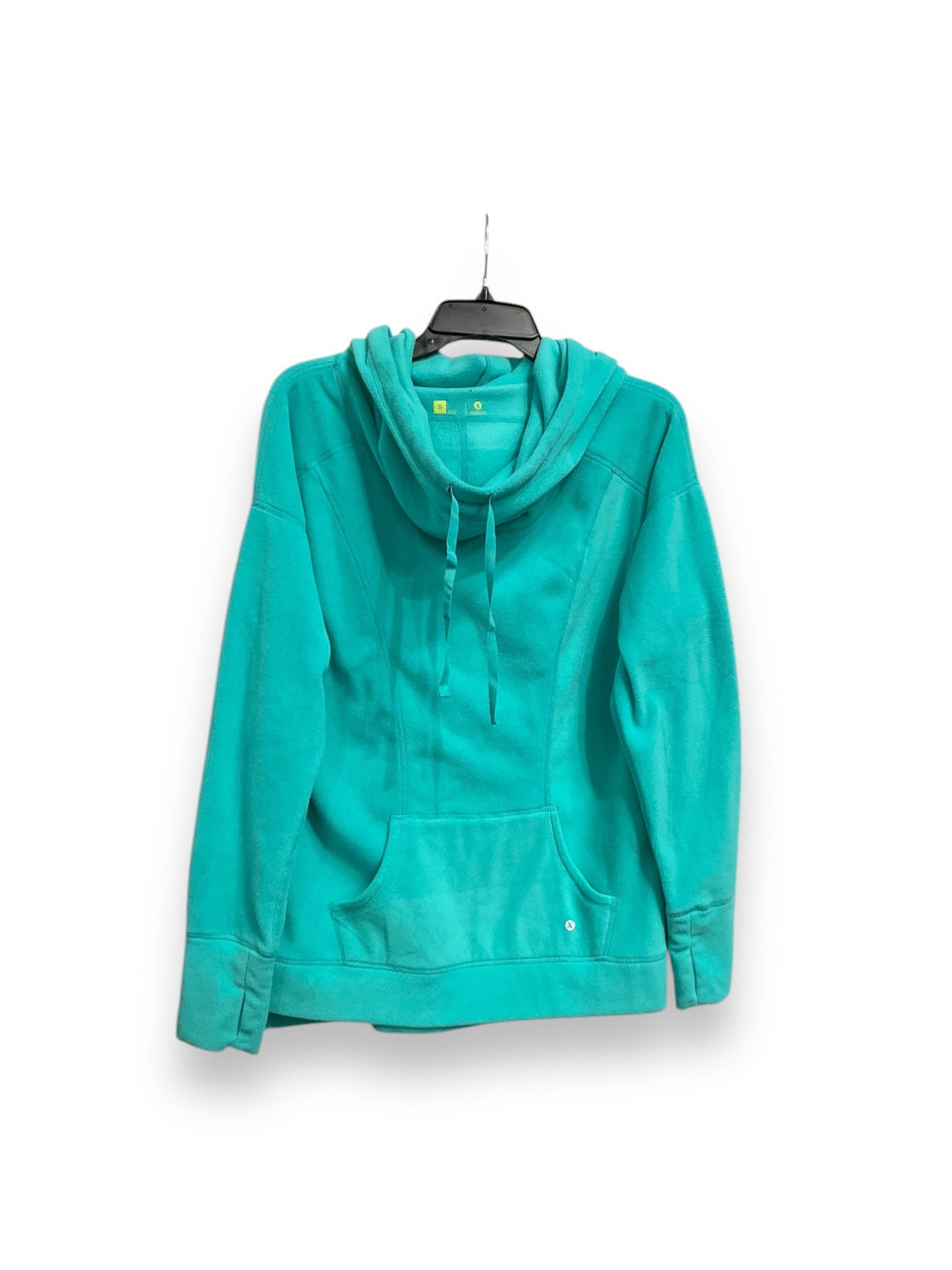 Top Long Sleeve By Xersion In Teal, Size: S