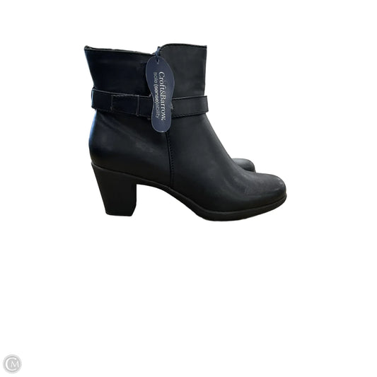 Boots Ankle Heels By Croft And Barrow In Black, Size: 9