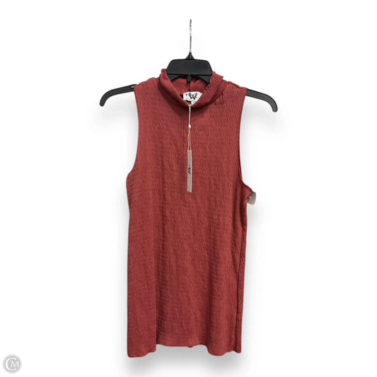 Tunic Sleeveless By Who What Wear In Pink, Size: M