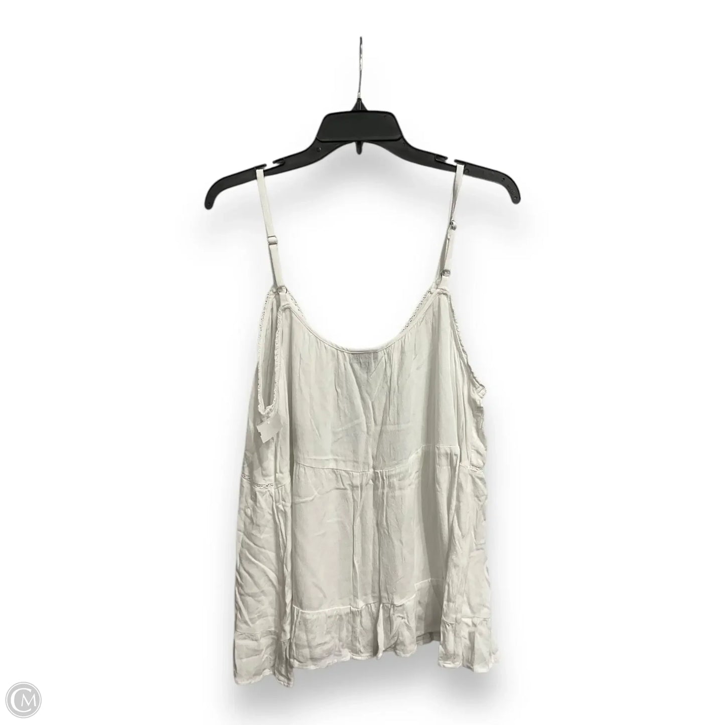 Top Sleeveless By Torrid In White, Size: 2x